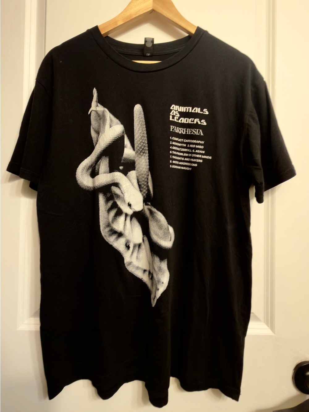 Animals As Leaders Parrhesia L Album T-Shirt- Band Tour Merch AAL